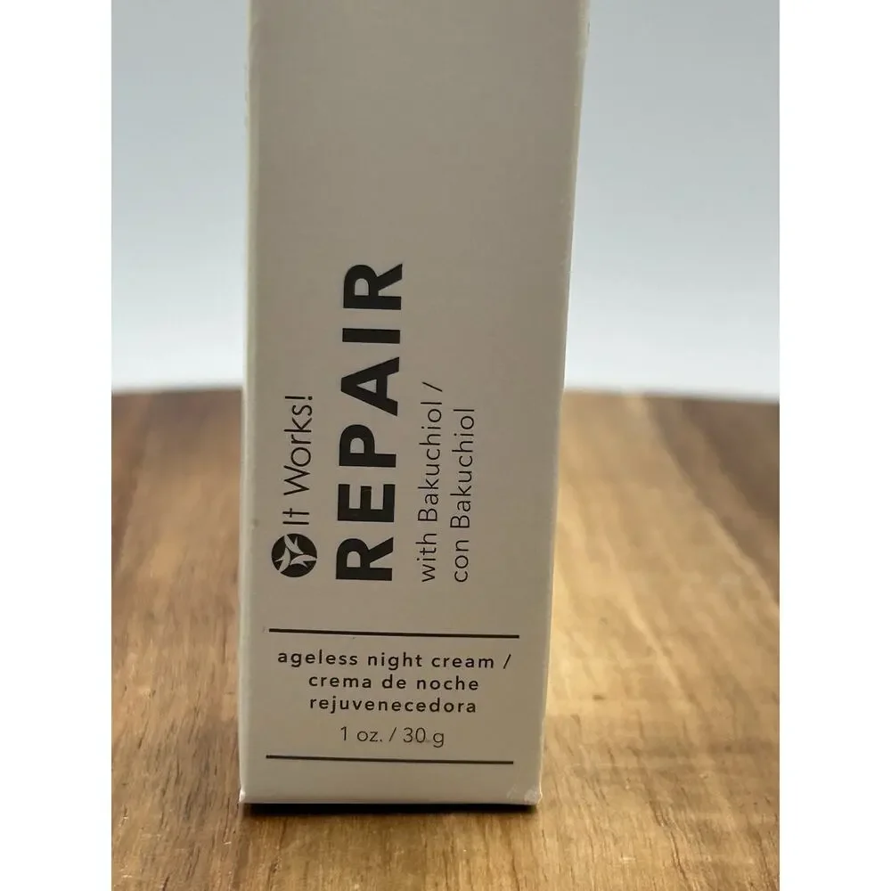 It Works! Repair Ageless Night Cream with Bakuchiol 1 oz 30 g New In Box